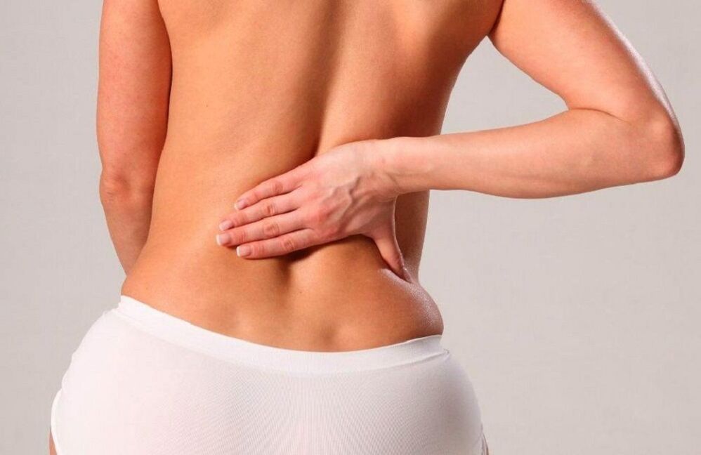 low back pain in the lumbar region Figure 2