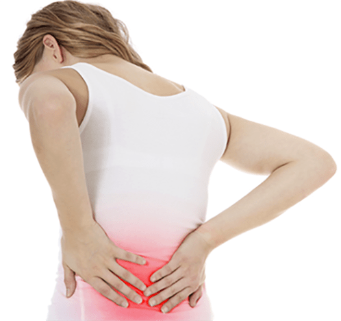 The lower back lights