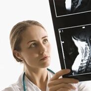 The diagnosis of osteocondrosis is determined using an X -Ray examination
