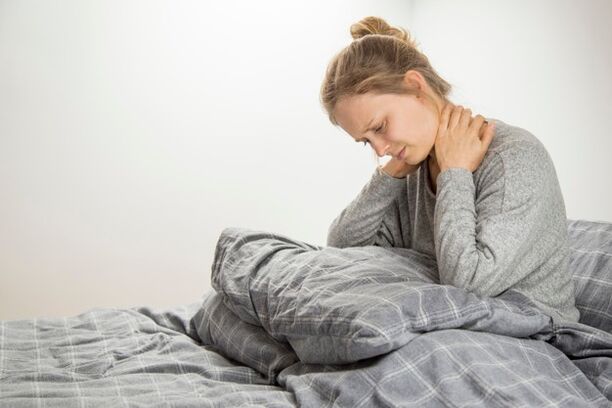 neck pain due to cervical osteocondrosis