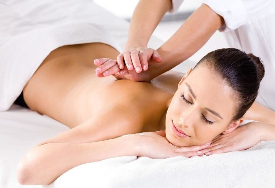 Therapeutic massage for thoracic osteochondrosis